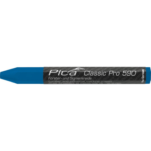 Pica 590/41 Lumber Crayon PRO 12x120mm Blue