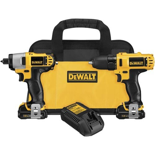 Dewalt DCK211S2 12V MAX Cordless Li-Ion Drill/Driver / Impact Driver Combo Kit