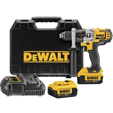 Dewalt DCD985M2 20V MAX Lithium Ion Premium 3-Speed Hammerdrill Kit (4.0 Ah)