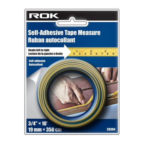 ROK 28394 3/4 In. X 10' Self-Adhesive Tape Left To Right