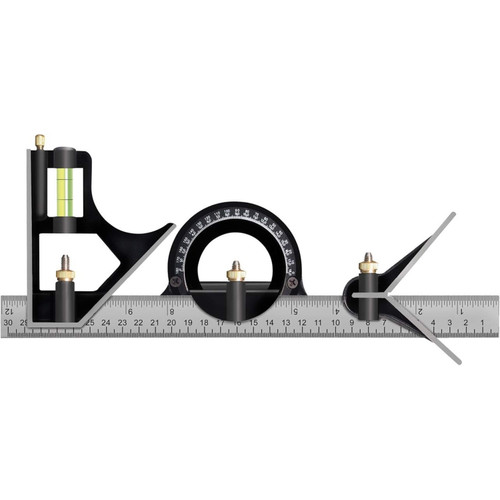 ROK 28410 12 In. Combination Square With Protractor