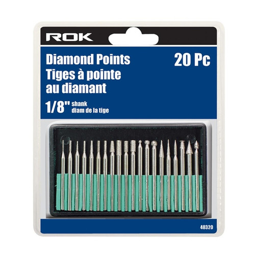 ROK 48320 20 PC Diamond Points