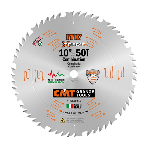 CMT 256.050.10 ITK 10 In. X 50T Combination Blade