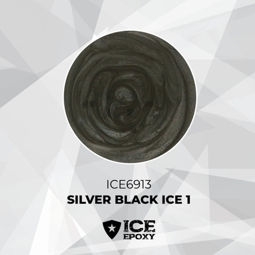 Ice Epoxy ICE Metallic Pigment SILVER BLACK