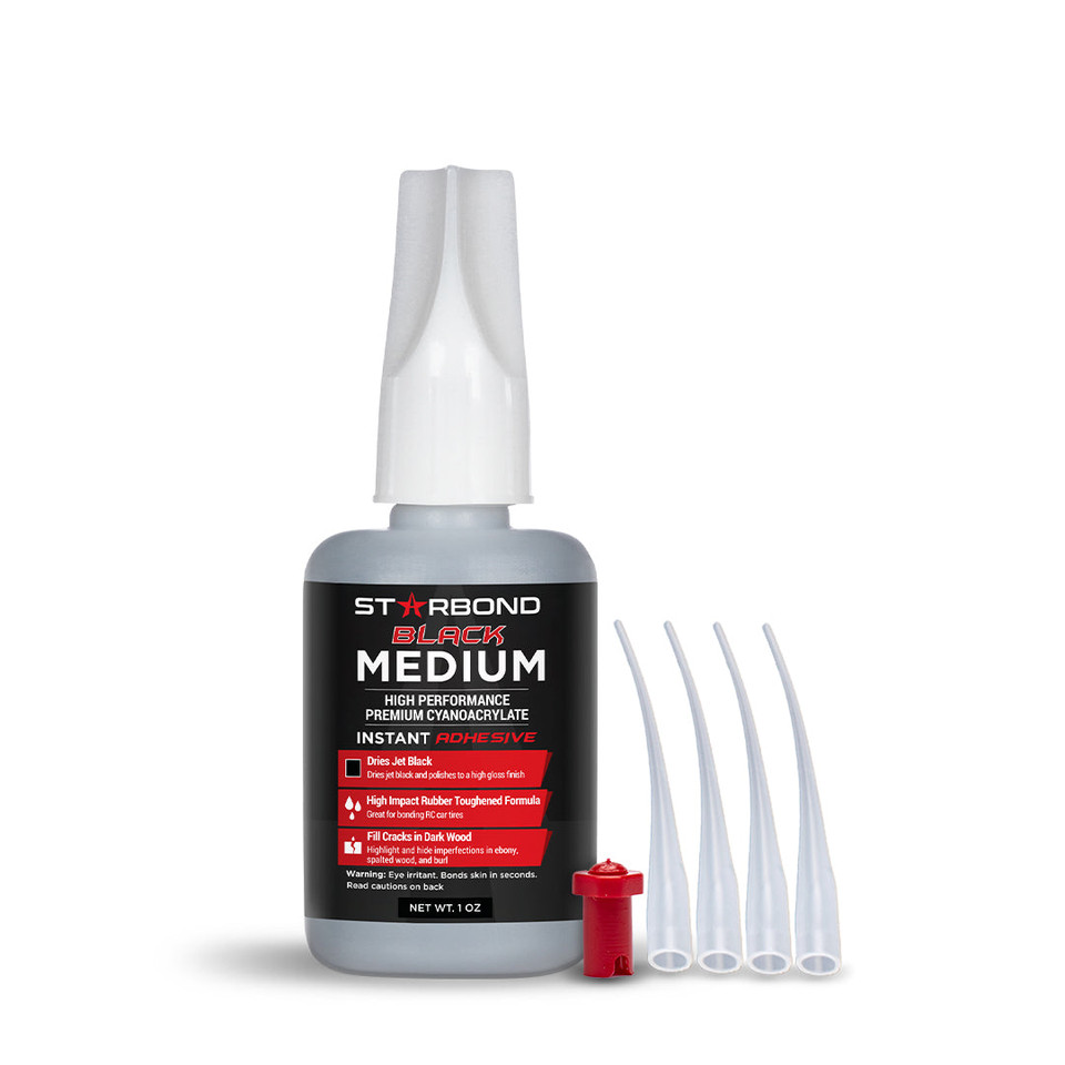 Starbond N/O-05 Odorless Thin, Premium CA Super Glue - Foam Safe Infiltrant Plus Extra Bottles Caps Microtips 16 Oz Bulk Size For 3d Printing Woodturnin