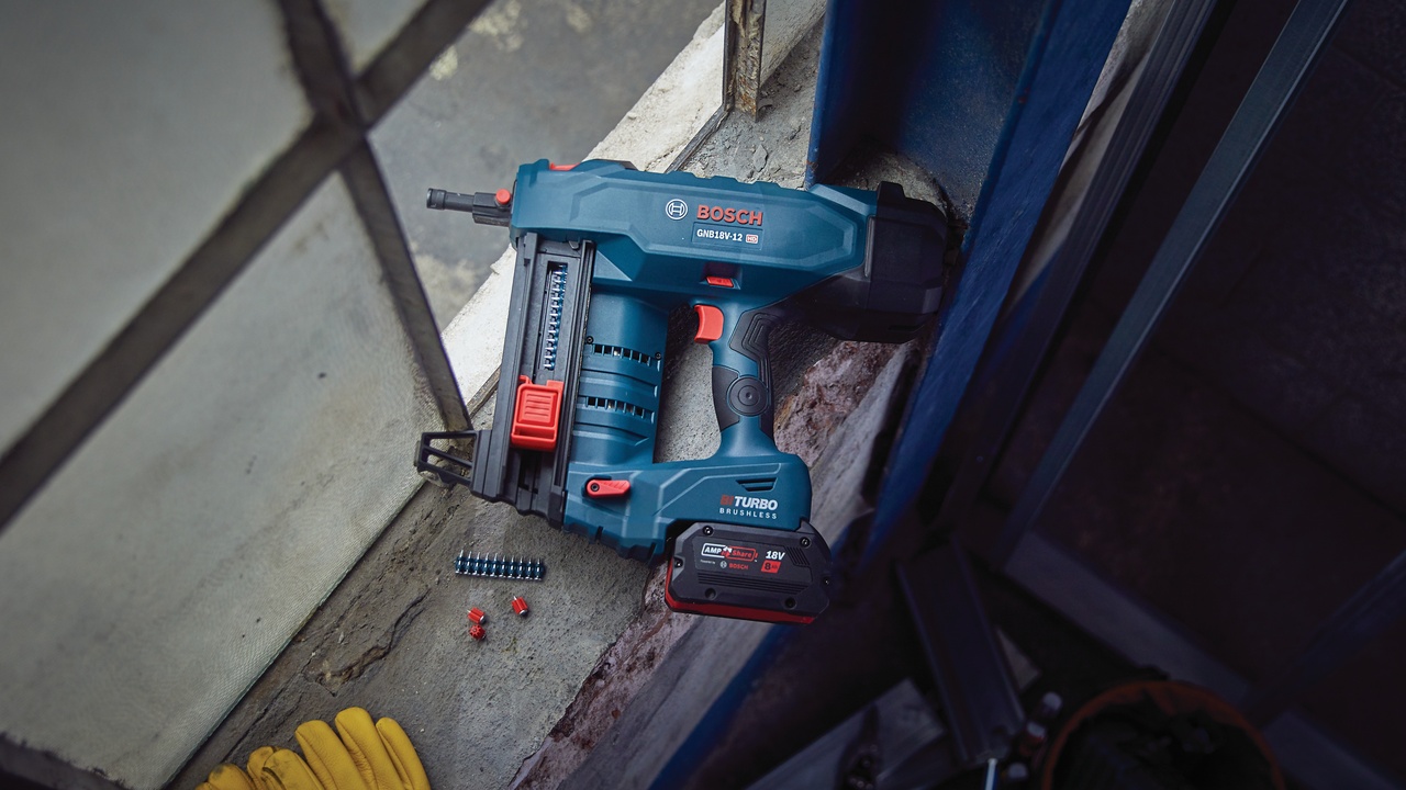 Bosch GNB18V 12K14 PROFACTOR 18V Concrete Nailer Kit with 1 CORE18V 8 Ah High Performance Battery TEGS Tools Machinery