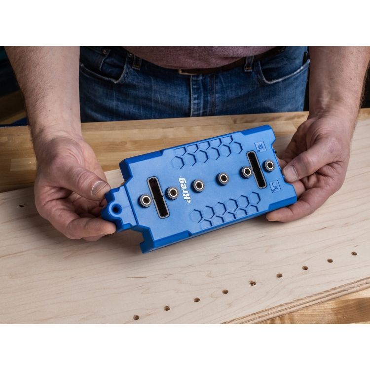 Kreg KMA3232 5mm Shelf Pin Jig – Adjustable Wood Drilling Tool For Precise Shelf Holes