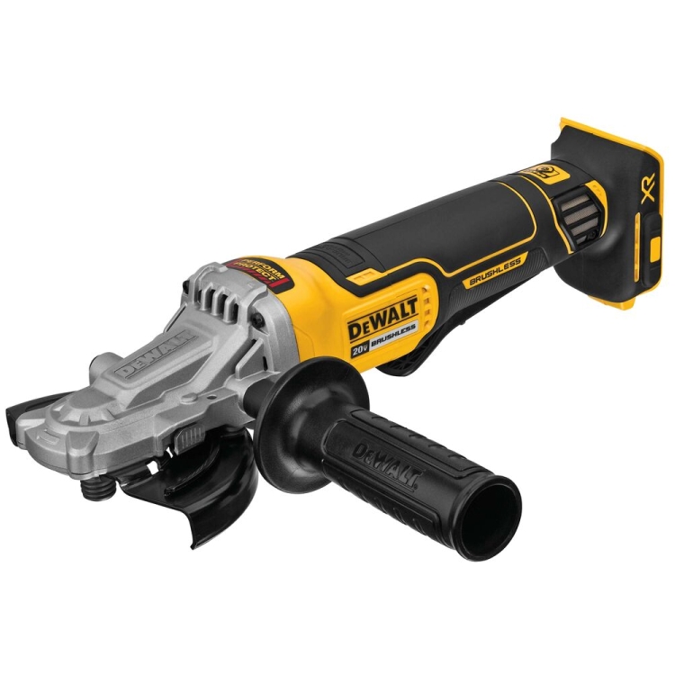 Dewalt DCG413FB 5 In. 20V MAX XR Flathead Paddle Switch Small Angle Grinder With Kickback Brake Tool Only