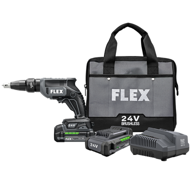 Flex FX1611 2AA 24V Brushless Drywall Screwdriver Kit TEGS