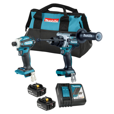 Makita DLX2516TX1 18V LXT Brushless 2 Tool 5.0Ah Combo Kit
