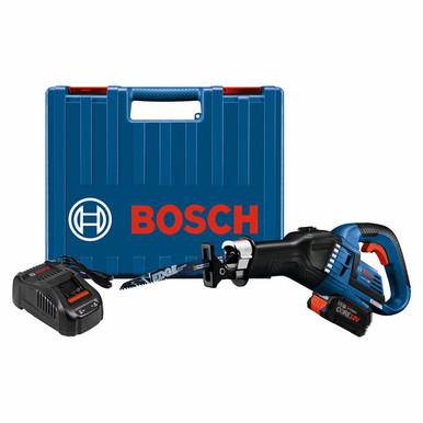 Bosch GSA18V-125K14A 18V EC Brushless 1.25 In.-Stroke Multi-Grip  Reciprocating Saw Kit With (1) CORE18V 8.0 Ah Performance Battery