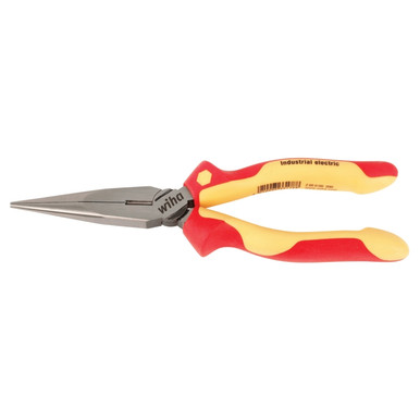 Wiha 32923 Insulated Industrial Long Nose Pliers 8 In.