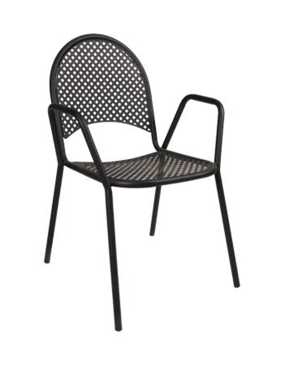 Black Metal Outdoor Chair | Mesh Outdoor Chairs