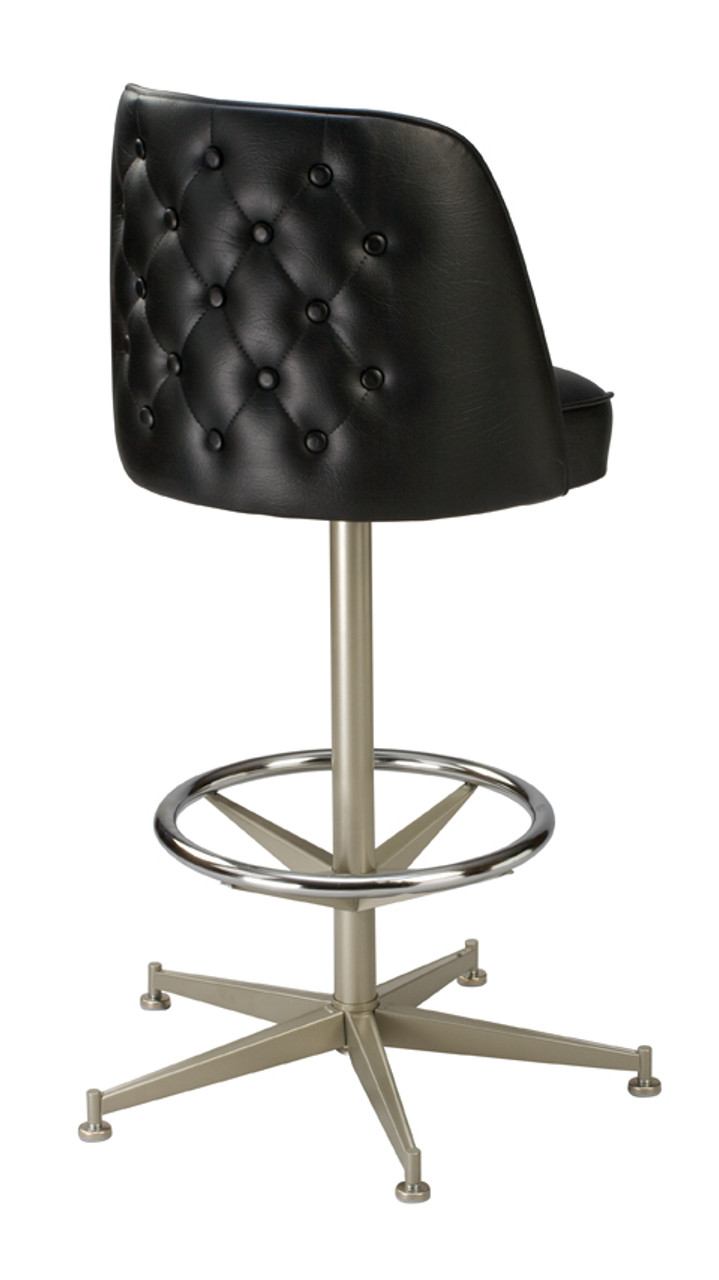 tufted bar stools swivel