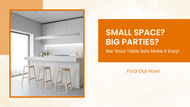 How Bar Stool Table Sets Enhance Home Entertaining Space