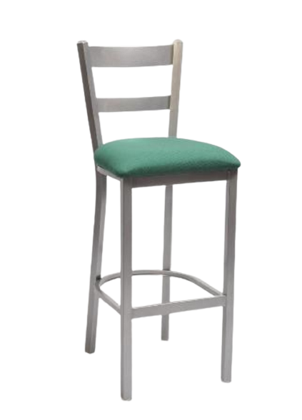 Padded Bar Stool with Arms | Padded Bucket Seat Stool