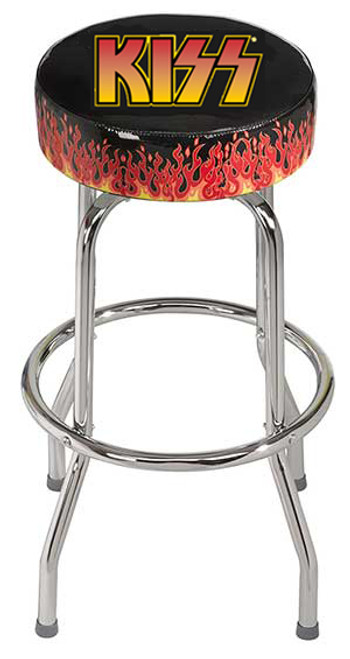 Kiss Band Bar Stool with full swivel top