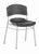 Iceberg CafeWorks Bistro Chair in black. 