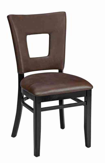 ナナオ BOSCO Dining chair BOSCO Dining Chair in Studio Taupe Pebbled Leather – Mobital