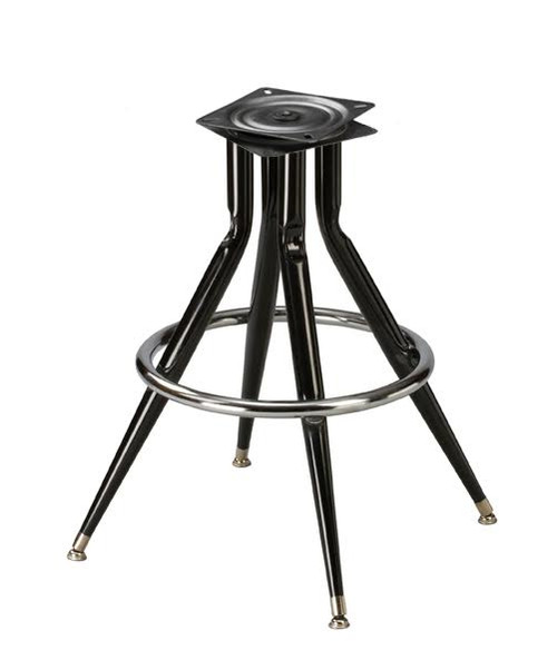 metal bar stool base only