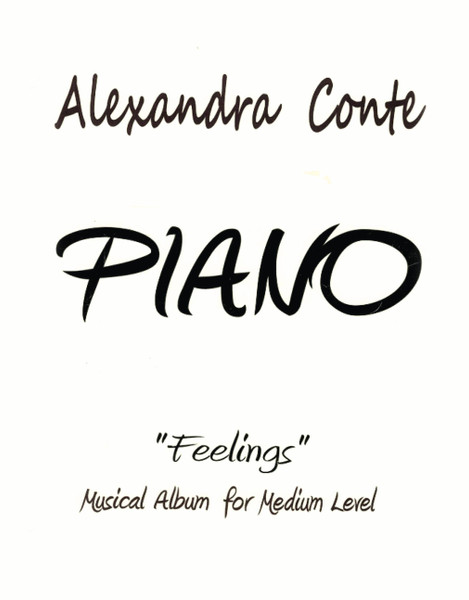 Piano: "Feelings" Musical Album for Medium Level