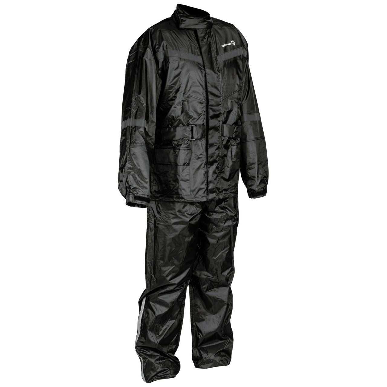 Pioneer Waterproof PVC Work Suit for Men – Repel Rain Gear Yellow Safety  Jacket and Bib Pants - 3 PC Set With Detectable Hood