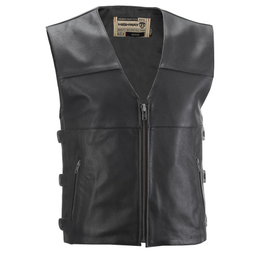 Men's Vests - Leather Motorcycle Apparel | Highway 21