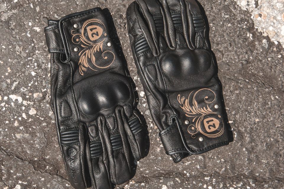 Highway 21 Women's Black Rose Cold Weather Motorcycle Gloves - Team  Motorcycle