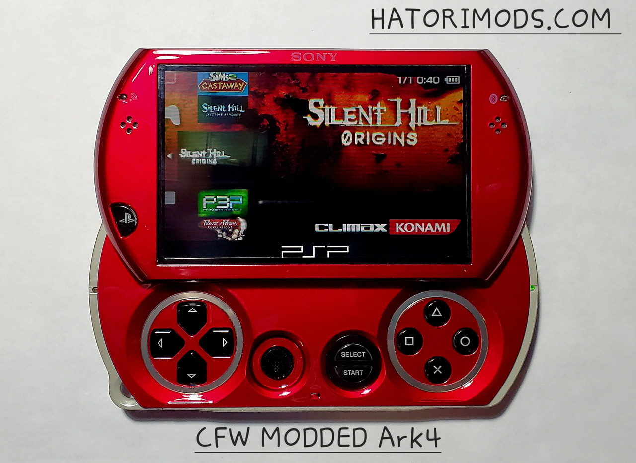 その他 PSPgo PSPgo Vibrant Red Modded CFW ARK4 128gb 3k+