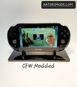 Front Ps Vita 2000 slim black modded Front Ps Vita 2000 slim black modded