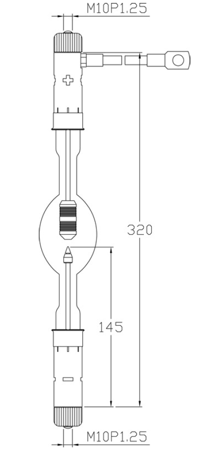 ASL XM2000-9HS/G 2000W Short-Arc Xenon Lamp – Replacement for Elmo