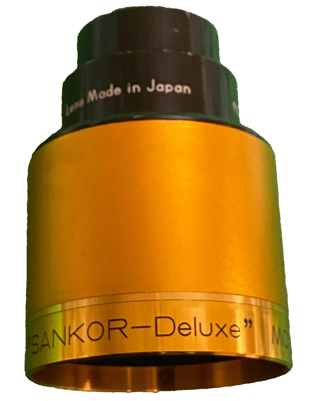 Sankor Nissin 90mm Deluxe F2.0 35mm Cine Projection Lens – Gold Finish