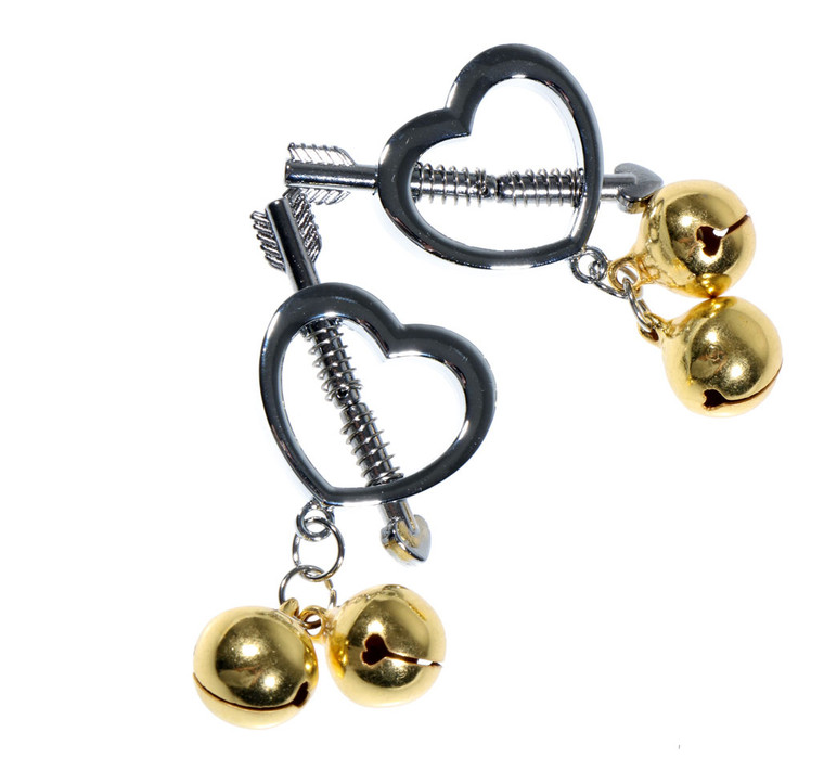 Adjustable Nipple Clamps with Gold Bells