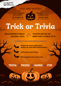 TRIVIA Table of 8 TRIVIA Table of 8