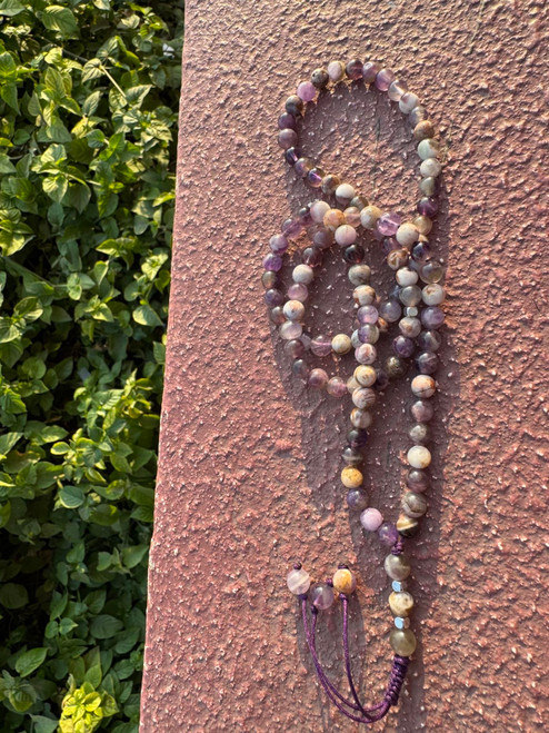 Chevron Amethyst Misbaha (99Tasbih)