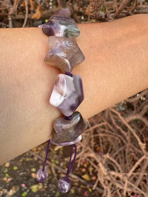 Star-shaped Amethyst Bracelet