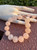 Rose quartz bracelet  14mm