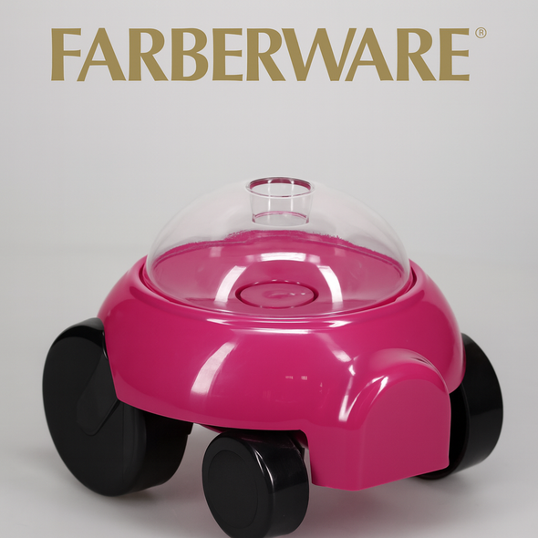 FOOD & TREAT DISPENSER WITH WHEELS - LARGE