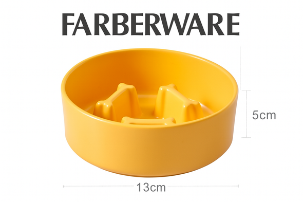 CERAMIC SLOW PET BOWL - 400 ML