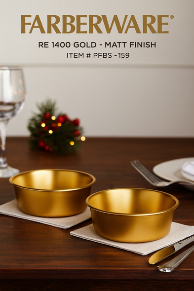 RE | 1400 | GOLD - MATT FINISH ITEM # PFBS - 159