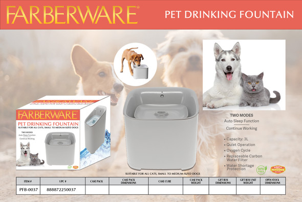 SMART PET DRINKING FOUNTAIN