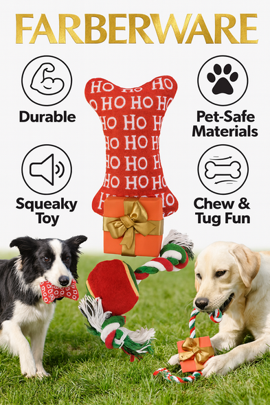 PET XMAS TOYS SET 4PCS
