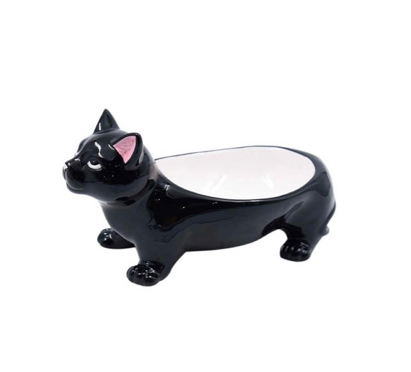 CAT SHAPED CERAMIC BOWL 15.21 OZ (450 ML)