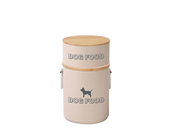 4PC SET (XL) : L FOOD STORAGE WITH LID  & PET BOWL WITH LID.
