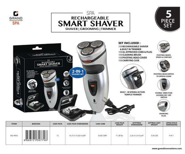 RECHARGEABLE SHAVER