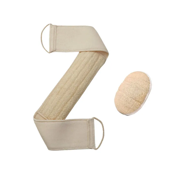 NATURAL ORGANIC BATH LOOFAH SPONGE SET