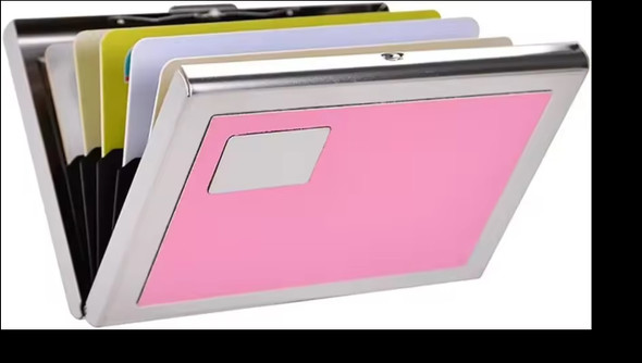 RFID TRAVEL CARD CADDY WALLET