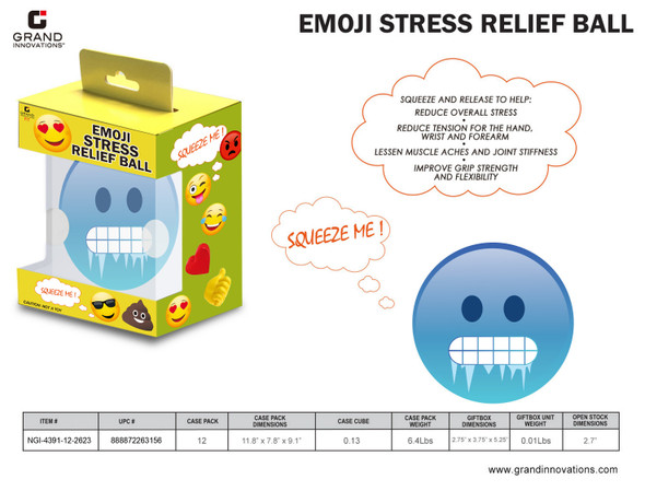 CHILL EMOJI STRESS BALL
