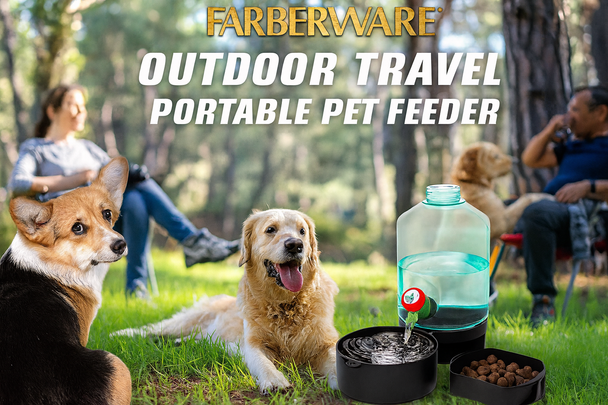 PET GALLON BOTTLE WITH 2 BOWLS & LID 3840 ML (130 OZ)