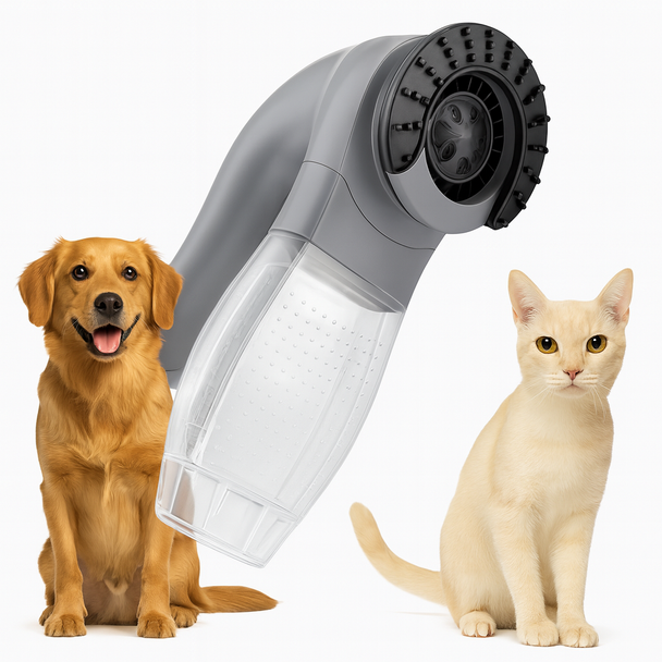 ELECTRIC VACUMME PET HAIR REMOVER - GREY